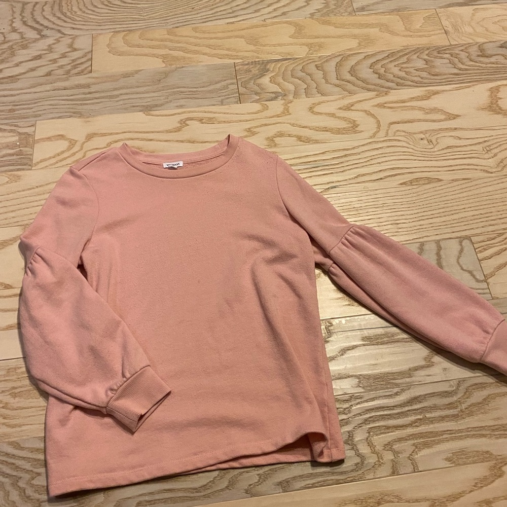 Pink soft sweat shirt